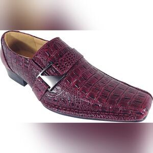 (S-4286) Alberto Fellini Santoni CRO Men's Dress Loafers Sz 9